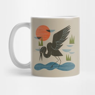 Happy Heron Mug